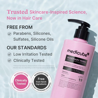 Medicube - Rosemary PDRN Cooling Thickening Shampoo