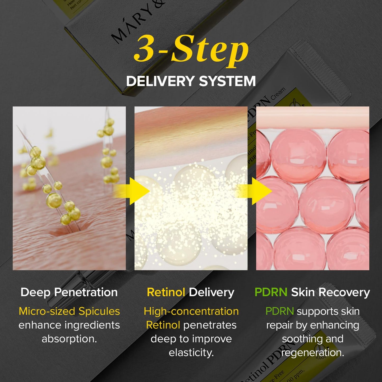 Mary&May Spicule Retinol PDRN Cream