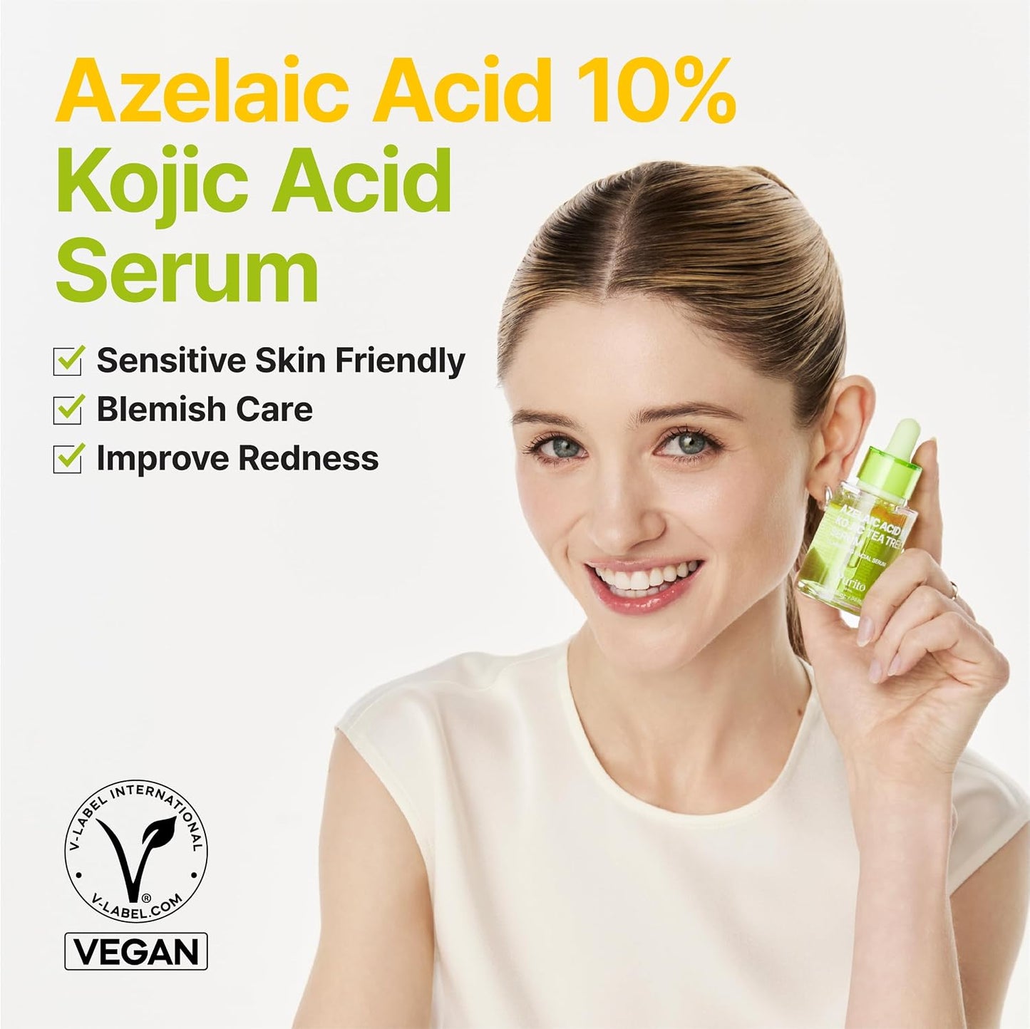 Purito SEOUL - Azelaic Acid 10 Kojic Tea Tree Serum - 30Ml