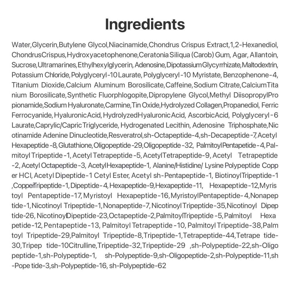 Numbuzin - No.9 NAD+ Collagen Under Eye Patches