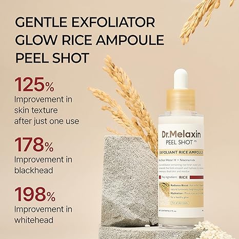 Dr.Melaxin - Peel Shot Exfoliating White Rice Ampoule - 80ml