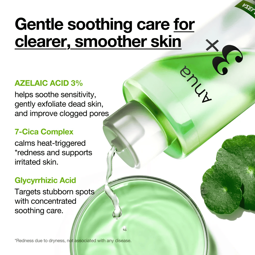 Anua Azelaic Acid 3 Cica Skin Clarifying Toner texture