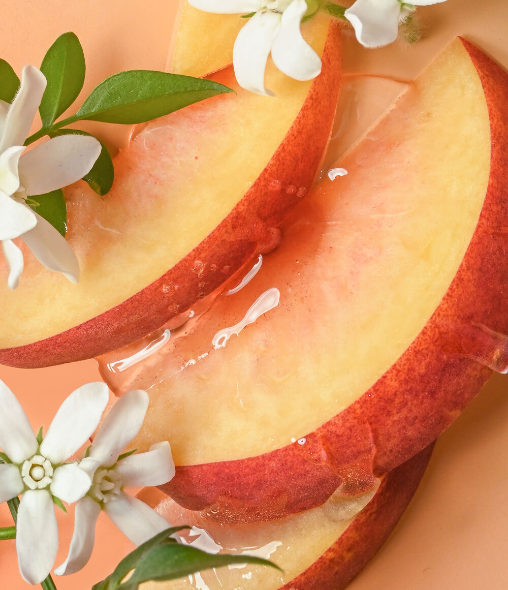 EOS Jasmine Peach scent ingredients, apricot and jasmine