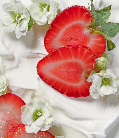 EOS Strawberry Dream scent ingredients, strawberries and cream