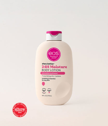 EOS Shea Better Body Lotion Strawberry Dream bottle