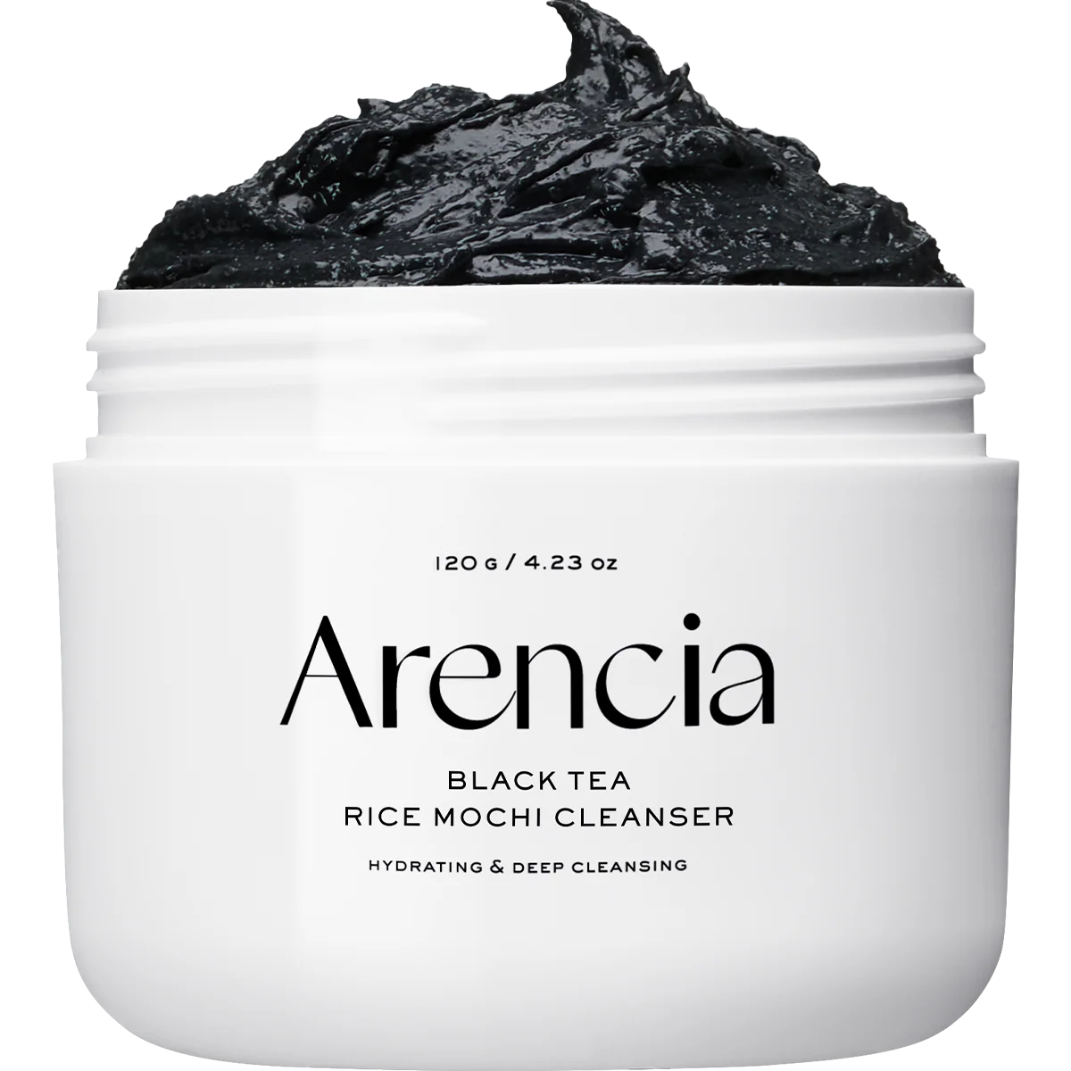 Arencia - Black Tea Rice Mochi Cleanser, 4.23oz / 120g