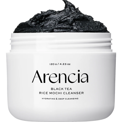 Arencia - Black Tea Rice Mochi Cleanser, 4.23oz / 120g