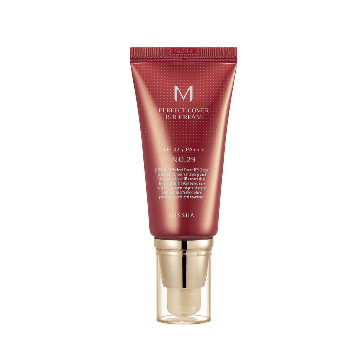 M Perfect Cover B.B Cream, SPF 42 PA+++, No. 29 Caramel Beige, 1.7 fl oz (50 ml)