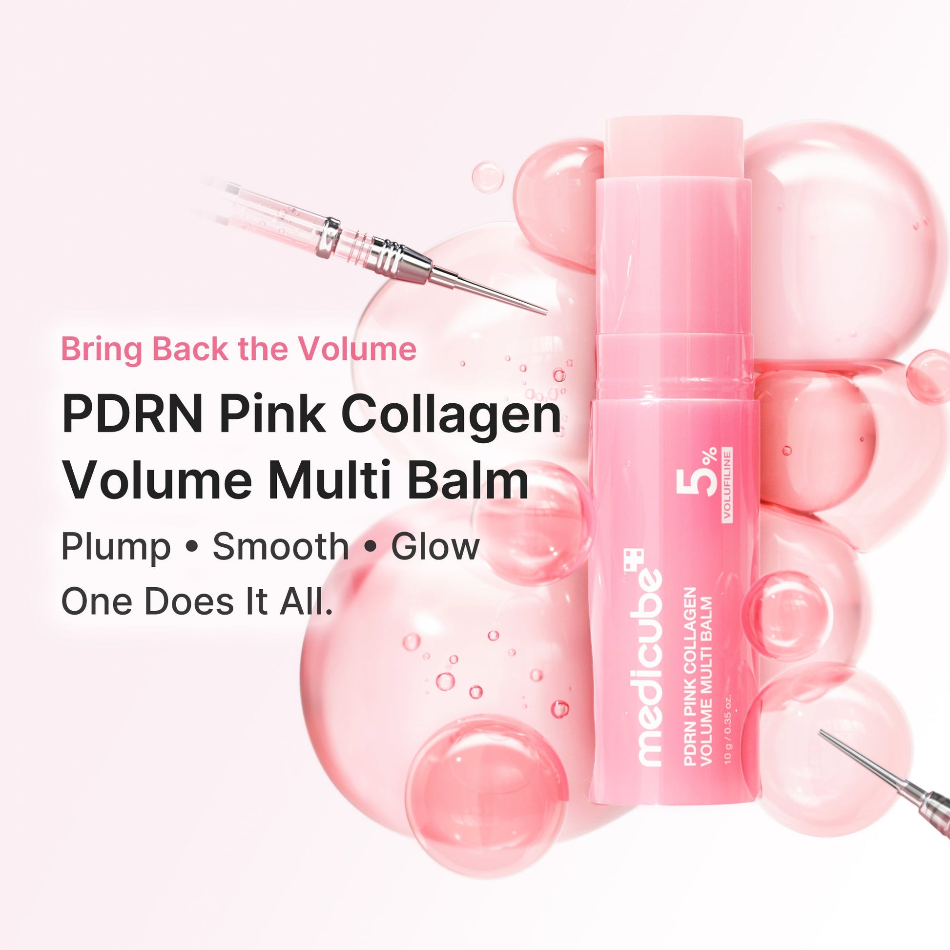 Medicube PDRN Pink Collagen Volume Multi Balm stick