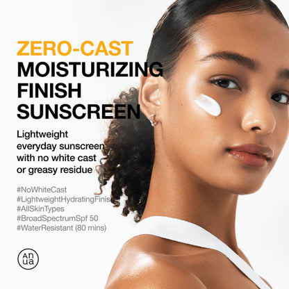 Zero-cast Moisturizing Finish Sunscree