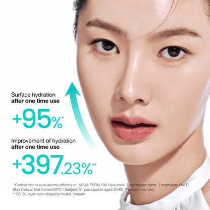 Anua PDRN 100 Hyaluronic Acid Booster Toner key ingredients