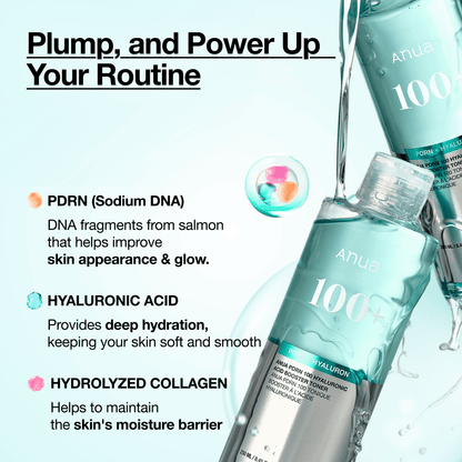 Anua PDRN 100 Hyaluronic Acid Booster Toner texture