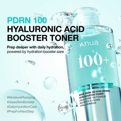 Anua PDRN 100 Hyaluronic Acid Booster Toner bottle