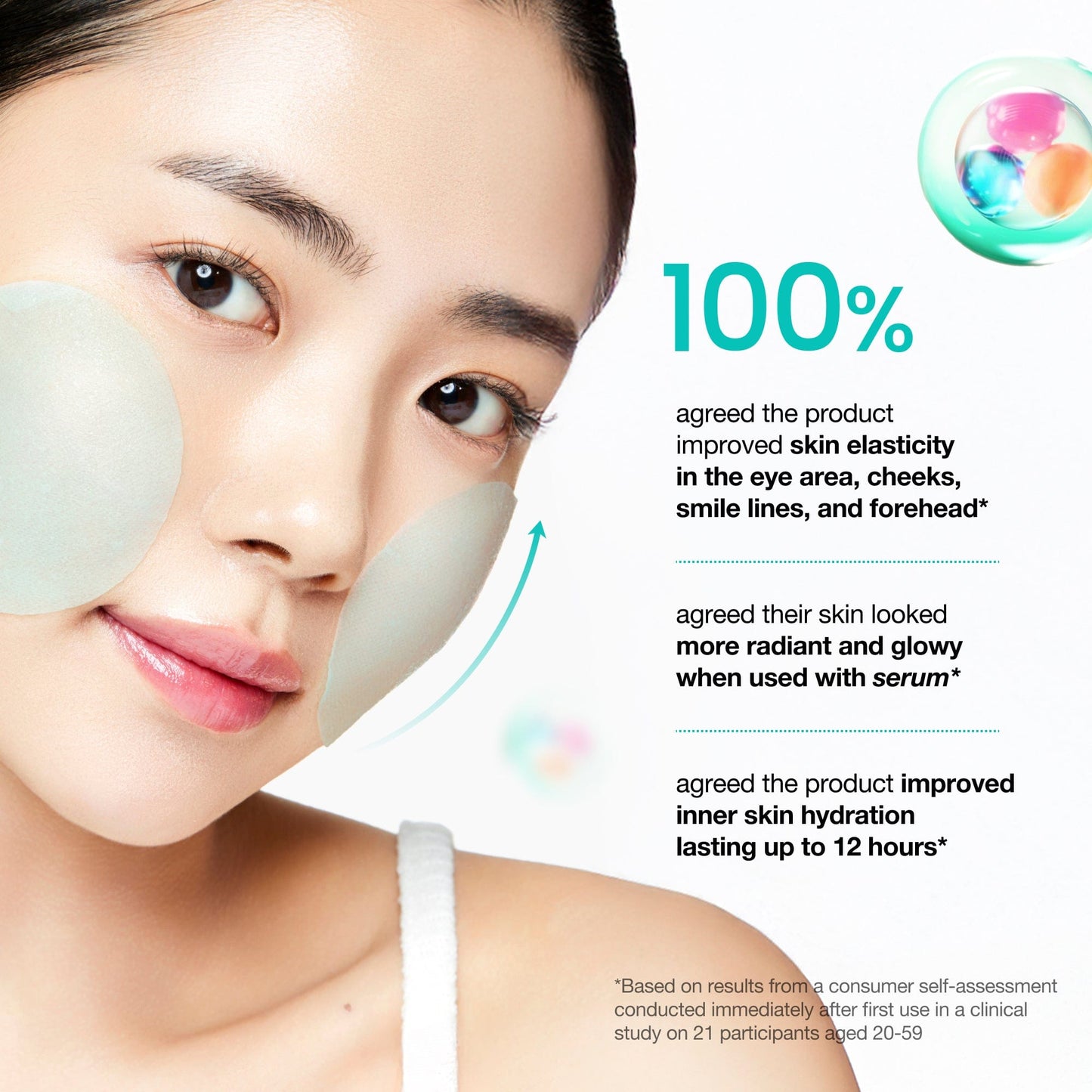 Anua PDRN 100 Hyaluronic Acid Glow Pad dual texture
