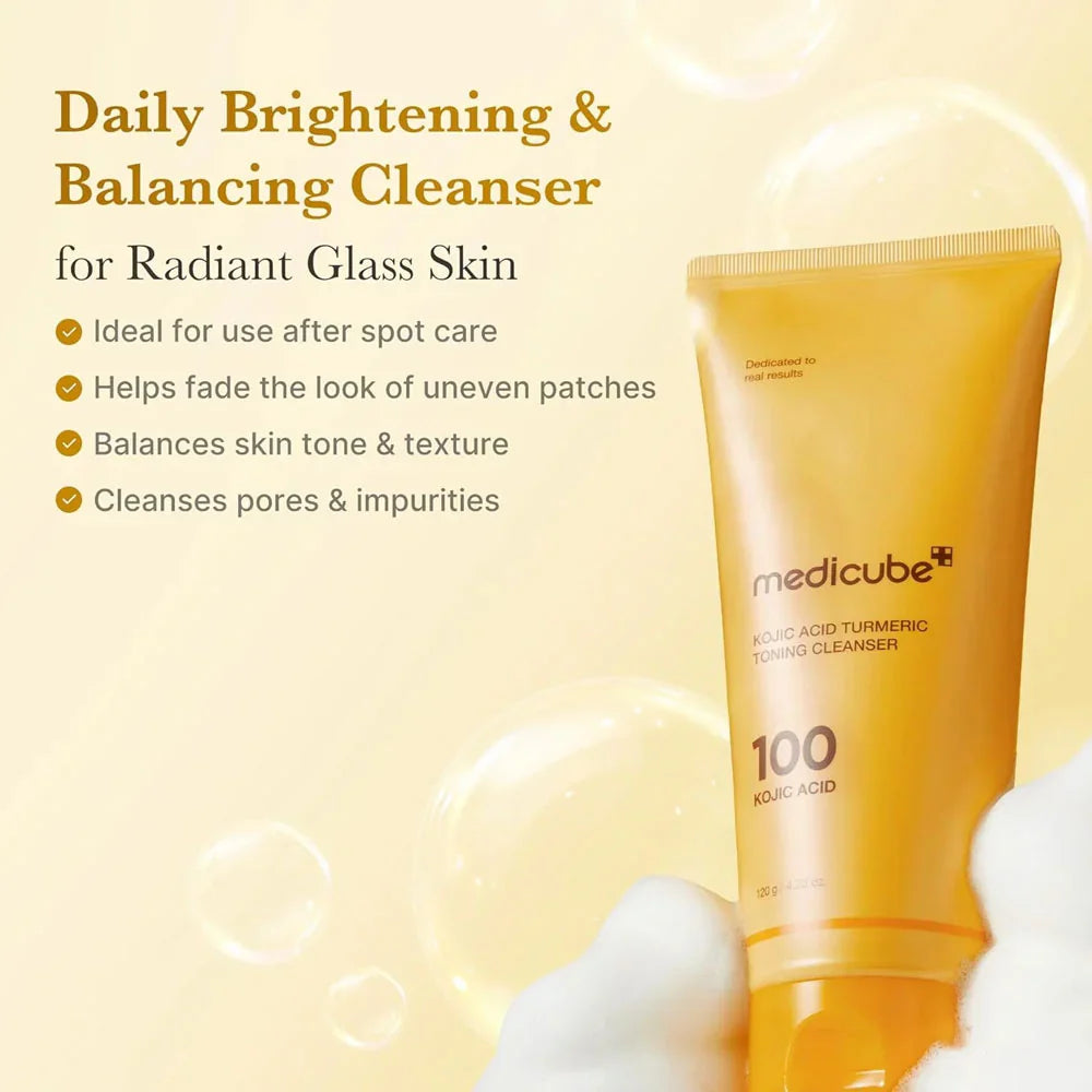 Medicube - Kojic Acid Turmeric Toning Cleanser - 120g