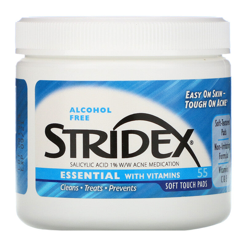 Stridex, Single-Step Acne Control, Alcohol Free, 55 Soft Touch Pads