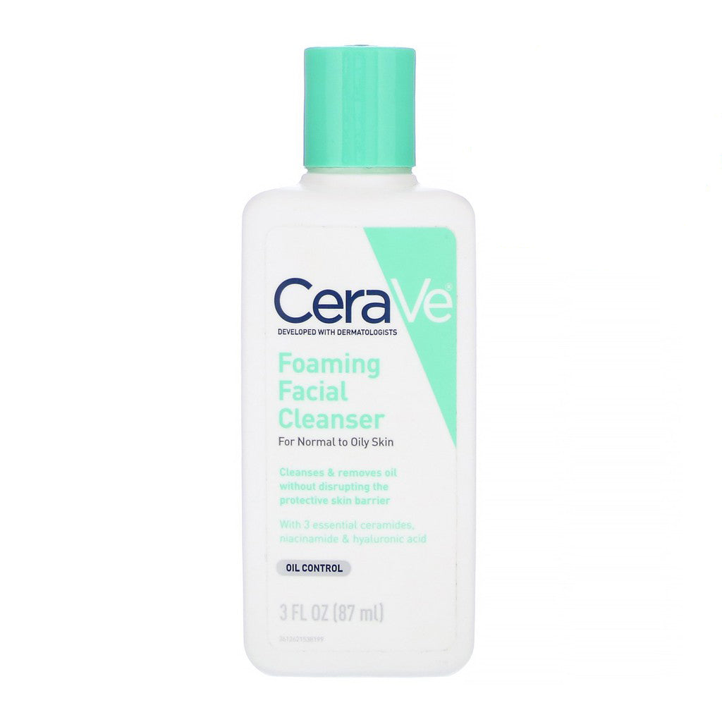 CeraVe Foaming Facial Cleanser, 3 fl oz (87 ml)