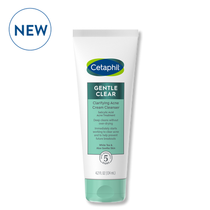 Gentle Clear, Clarifying Acne Cream Cleanser, 4.2 fl oz (124 ml)