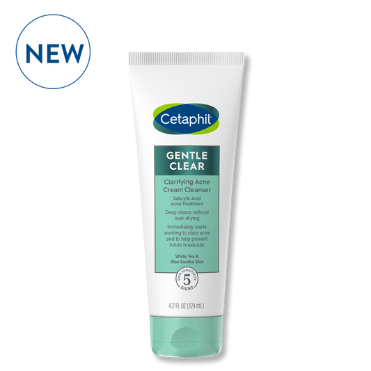 Gentle Clear, Clarifying Acne Cream Cleanser, 4.2 fl oz (124 ml)