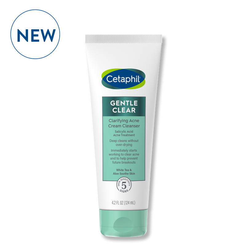 Gentle Clear, Clarifying Acne Cream Cleanser, 4.2 fl oz (124 ml)