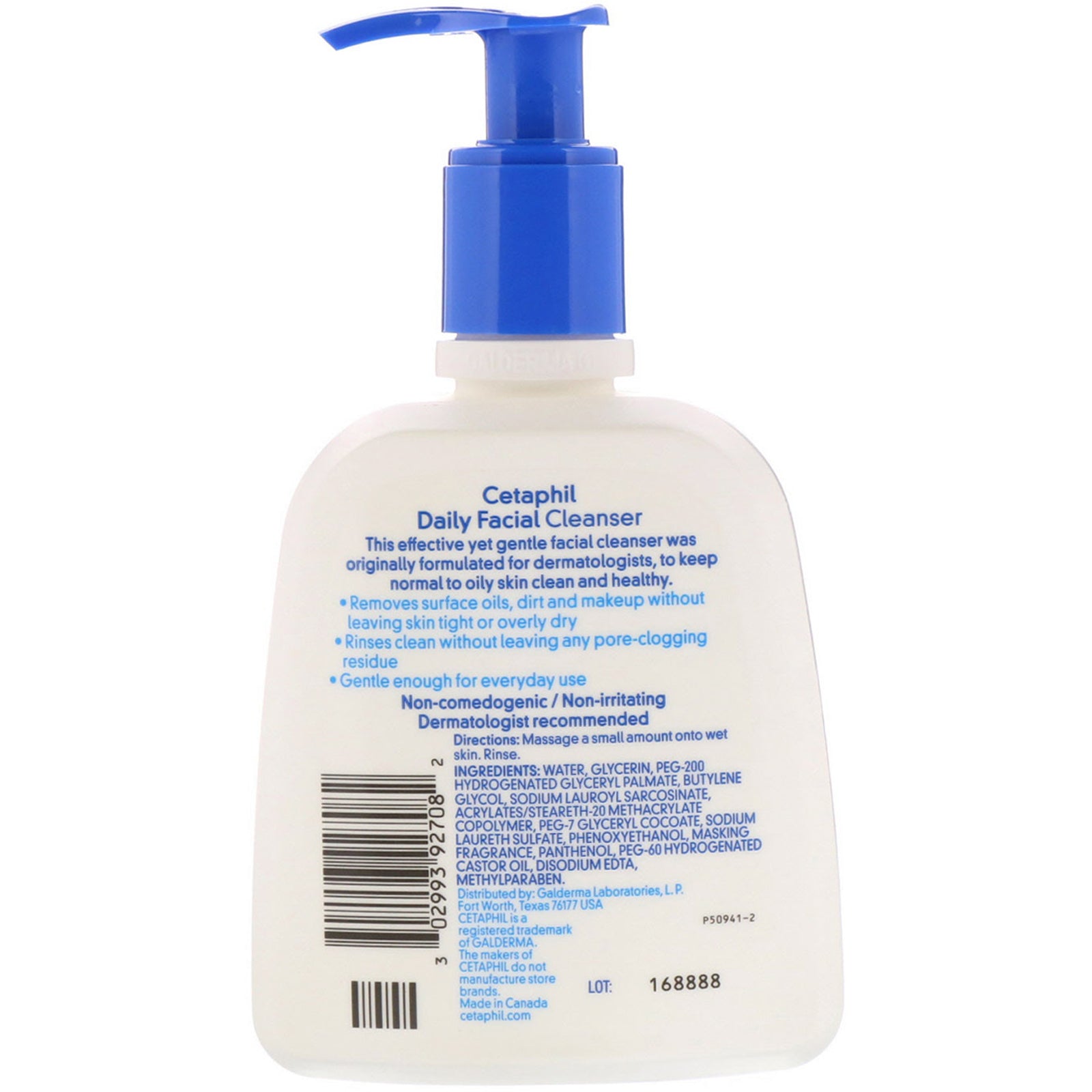 Cetaphil Daily Facial Cleanser, Face Wash For Normal to Oily Skin, 8 Oz