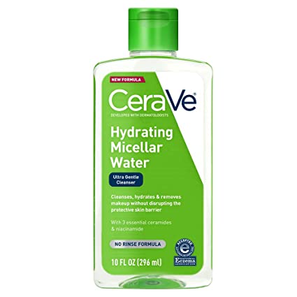 CeraVe Hydrating Micellar Water Ultra Gentle Cleanser-296ml