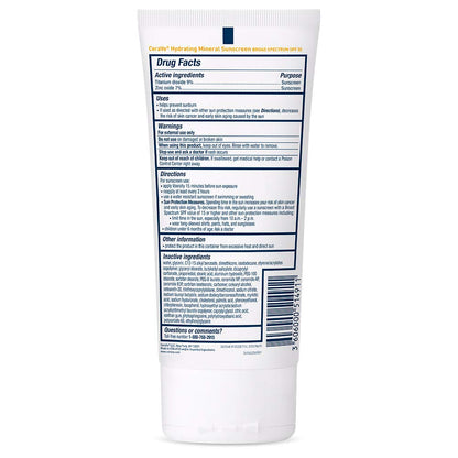 Cerave Hydrating Mineral Sunscreen SPF 50 Body Lotion