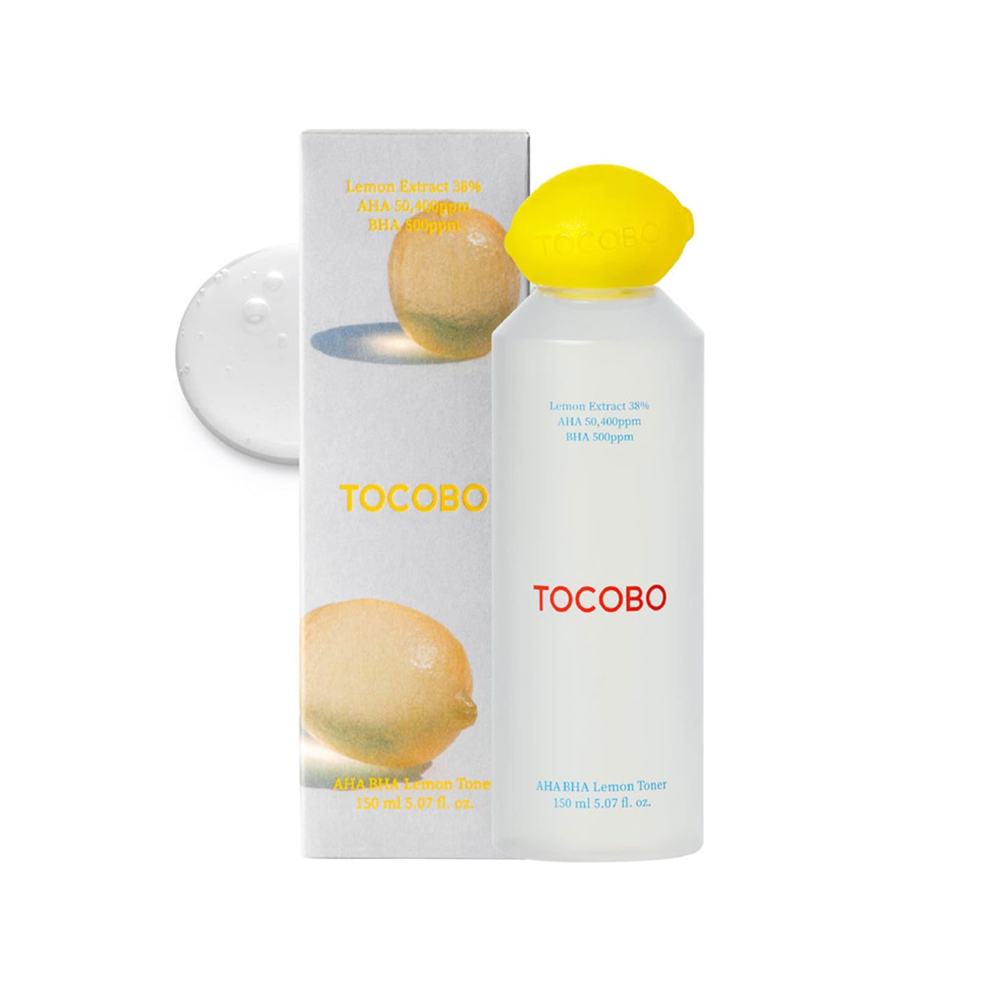 TOCOBO: AHA BHA LEMON TONER 150ML