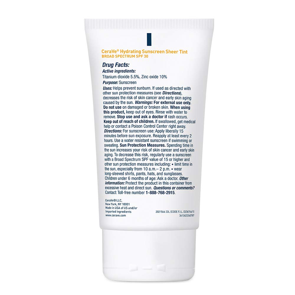 Hydrating Mineral Sunscreen SPF 30 Face Sheer Tint