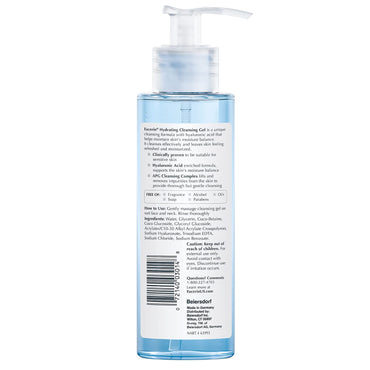 Eucerin, Hydrating Cleansing Gel + Hyaluronic Acid 200ml