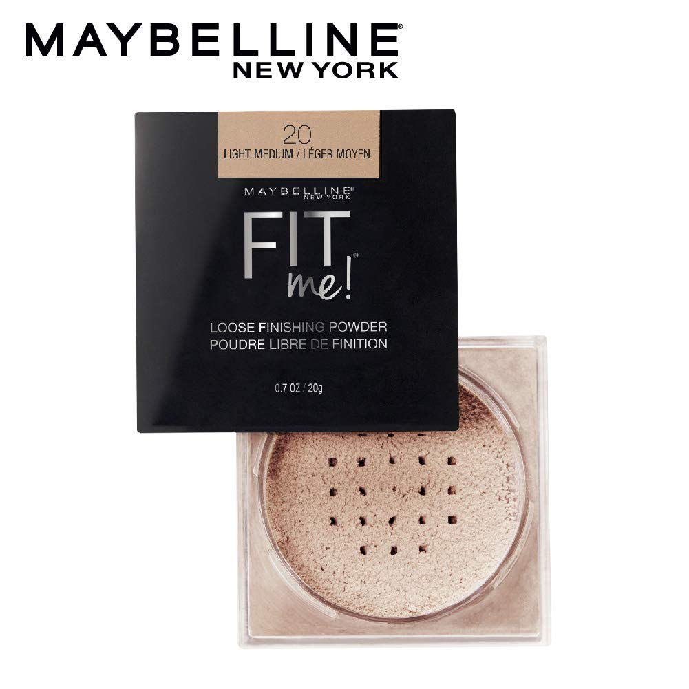 Maybelline Fit Me Loose Finishing Powder, Light Medium, 0.7 oz