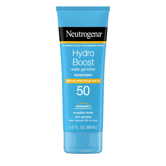 Neutrogena Hydro Boost Gel Moisturizing Sunscreen Lotion, SPF 50, 3 fl. oz