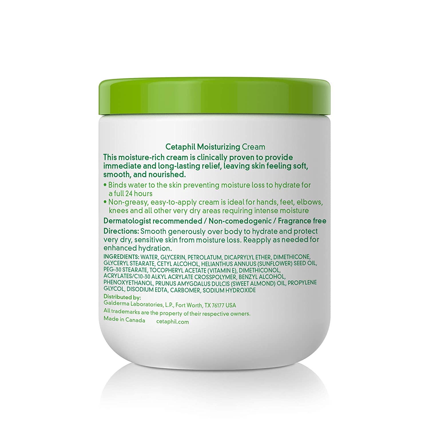 Cetaphil Moisturizing Cream for Dry, Sensitive Skin, Body, 3oz,16 oz & 20 oz