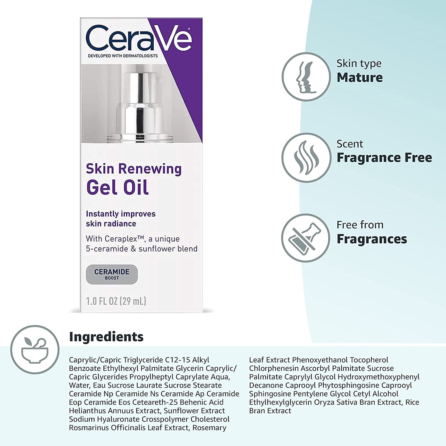 Cerave Skin Renewing Gel Oil