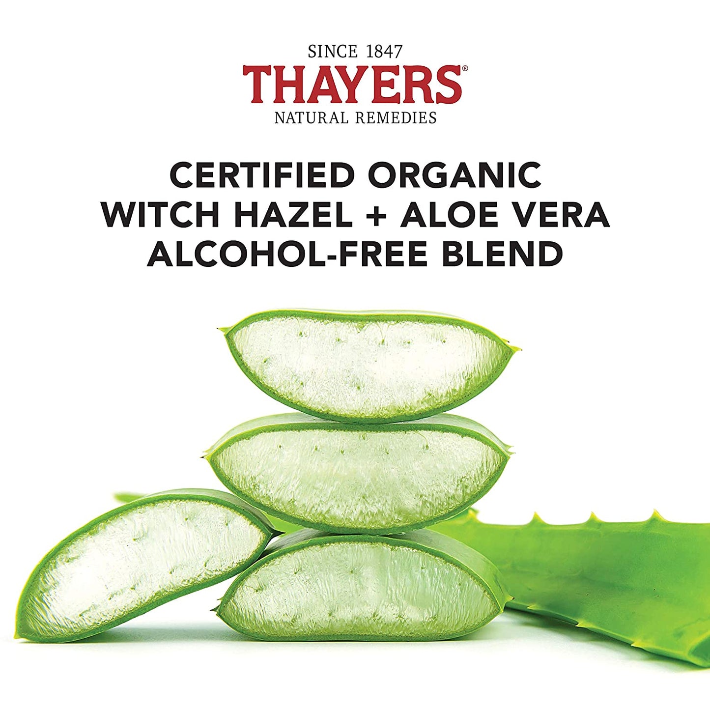 Alcohol-Free Witch Hazel Toner with Aloe Vera Cucumber