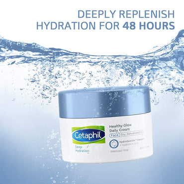 Deep Hydration Healthy Glow Daily Face Cream | 1.7 oz | 48 Hour Dry Skin Face Moisturizer for Sensitive Skin.