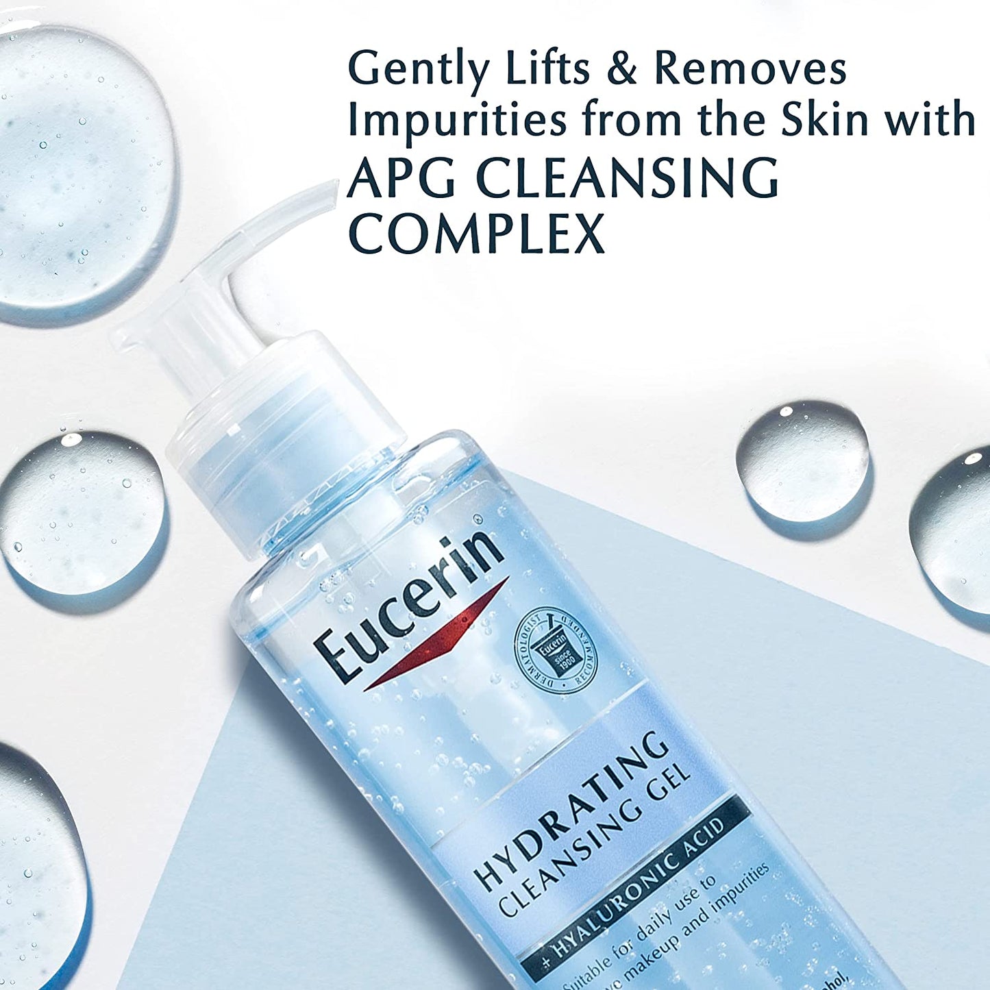 Eucerin, Hydrating Cleansing Gel + Hyaluronic Acid 200ml