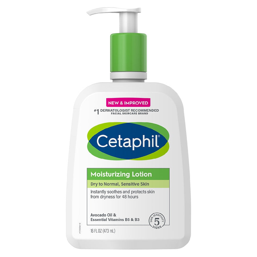 Cetaphil Moisturizing Lotion for All Skin Types, Fragrance-Free