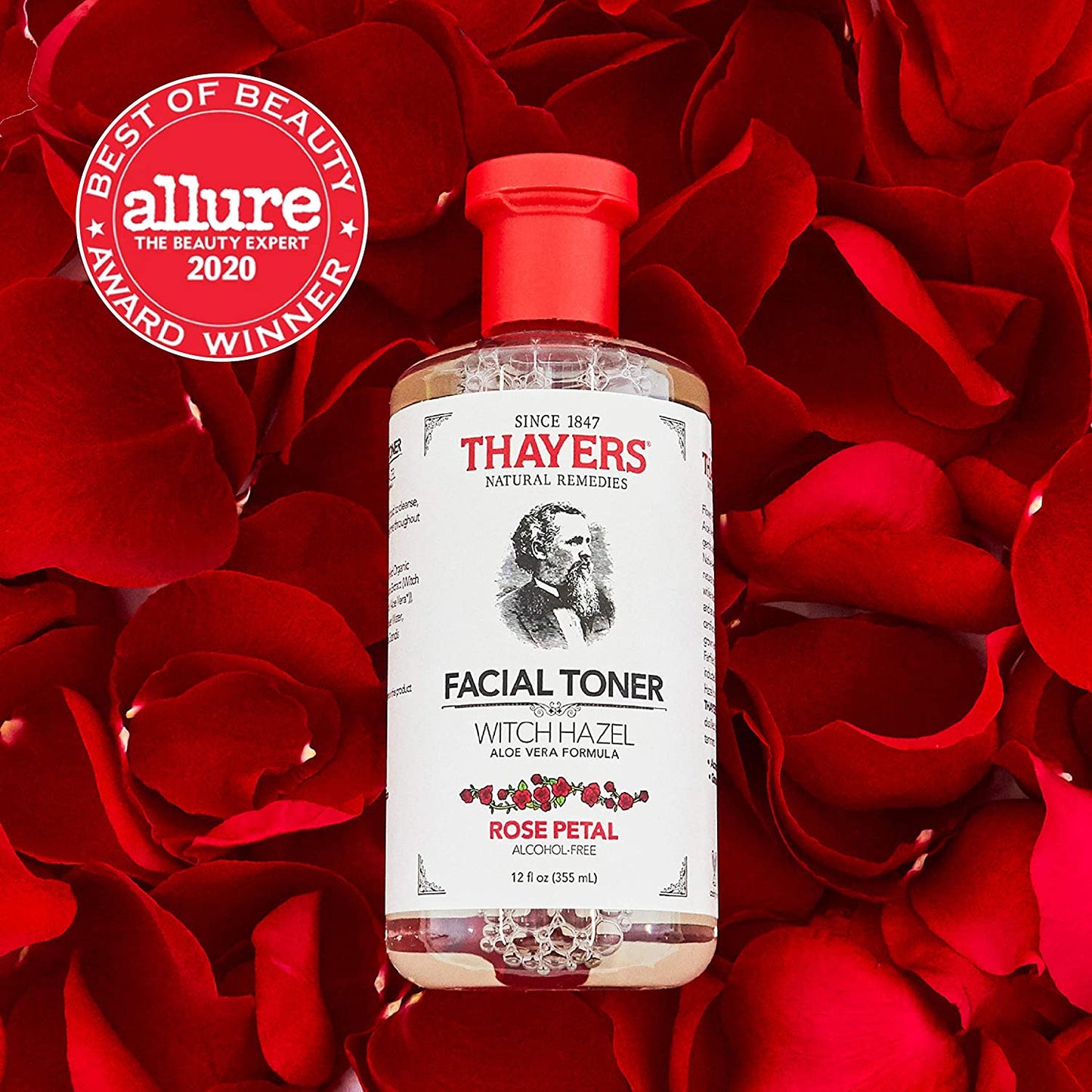 Witch Hazel Toner with Aloe Rose Petal