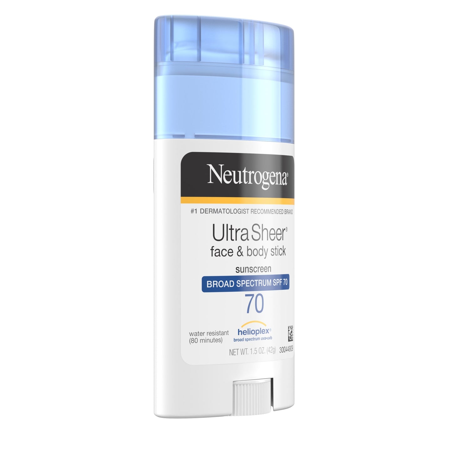 Neutrogena Ultra Sheer Non-Greasy Sunscreen Stick, SPF 70, 1.5 oz