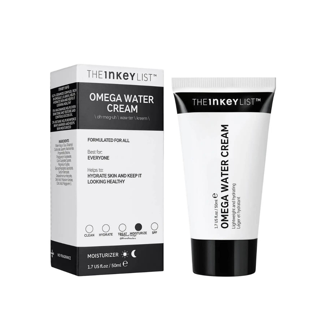 The Inkey List Omega Water Cream Moisturiser 50ml