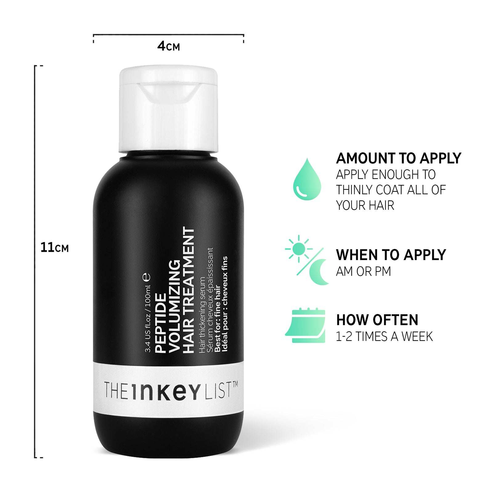 The Inkey List Peptide Volumizing hair treatment 50ml