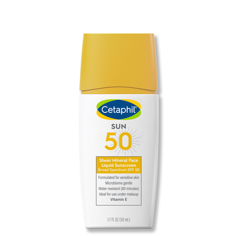 Sheer Mineral Face Liquid Sunscreen, SPF 50, 1.7 fl oz (50 ml)