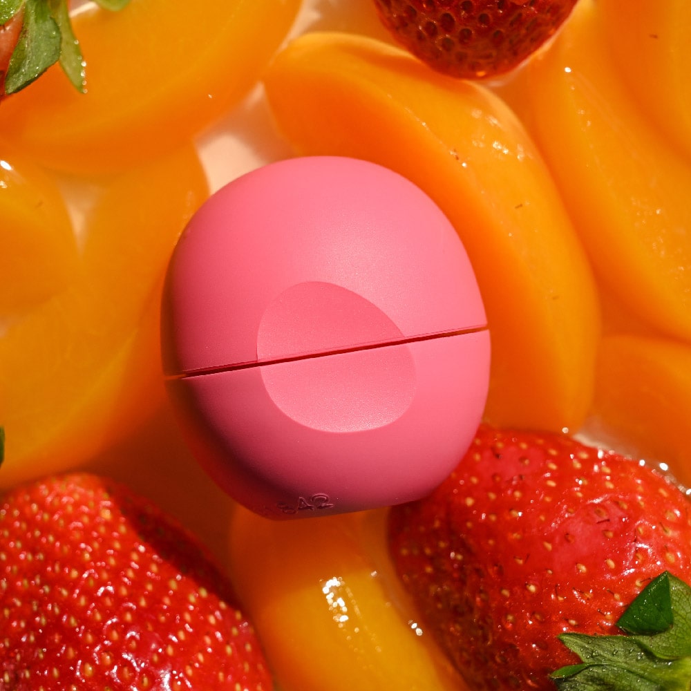Lip Balm, Strawberry Peach, 0.25 oz (7 g)
