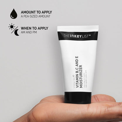 The Inkey List Vitamin B, C and E moisturiser 50ml