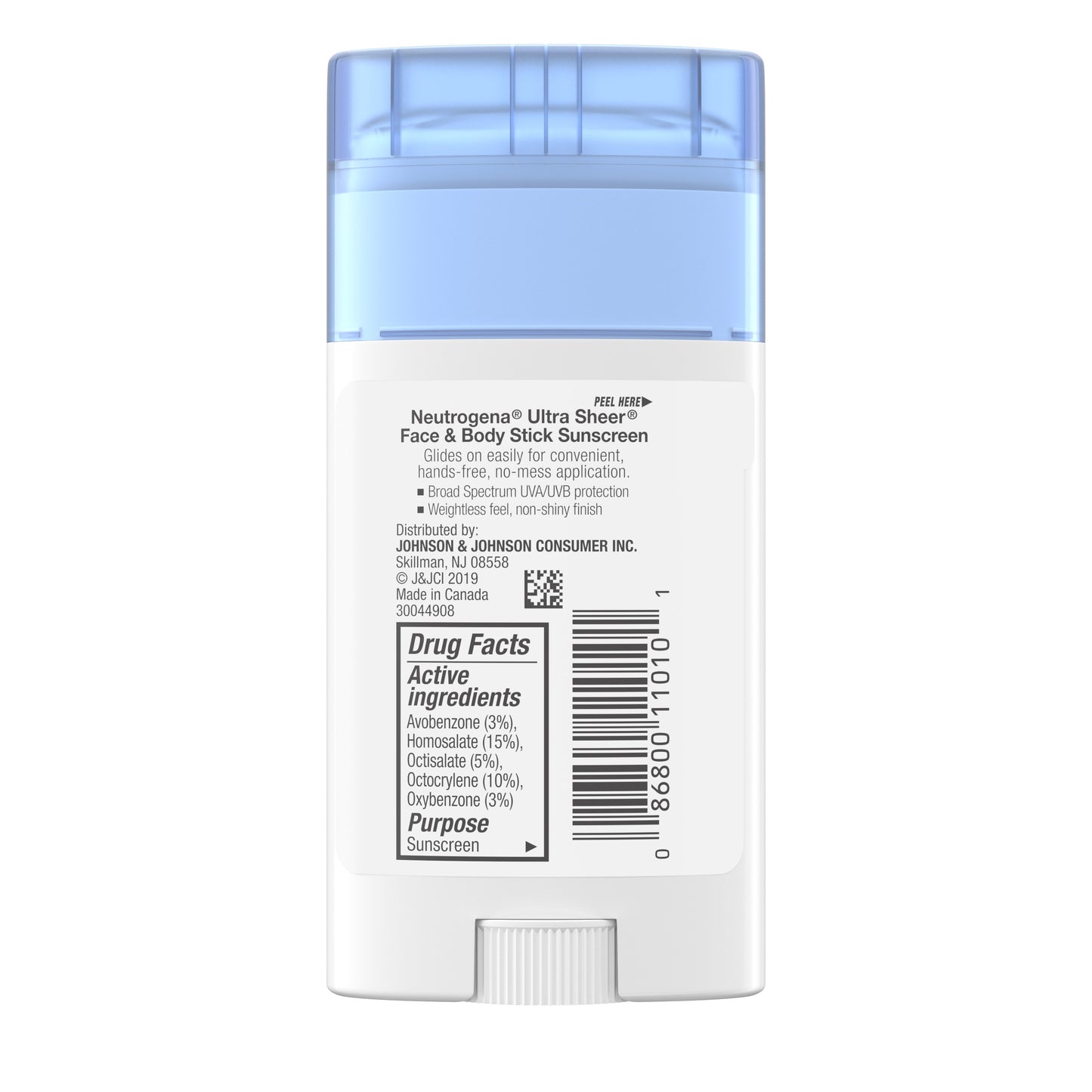 Neutrogena Ultra Sheer Non-Greasy Sunscreen Stick, SPF 70, 1.5 oz