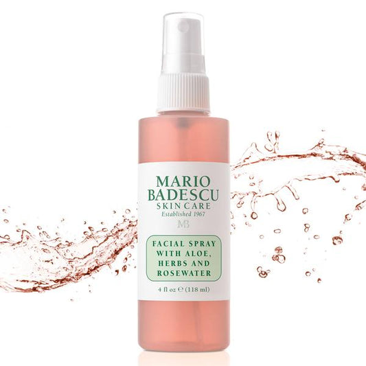 Facial Spray with Aloe, Herbs and Rosewater (4 fl oz)