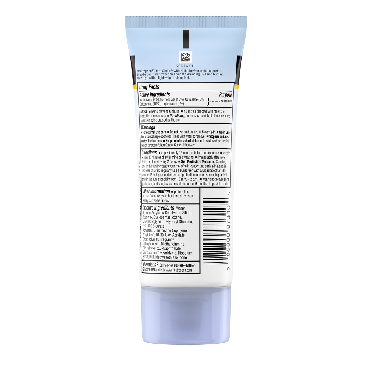 Neutrogena Ultra Sheer Dry-Touch Water Resistant Sunscreen SPF 100+, 3 fl. oz