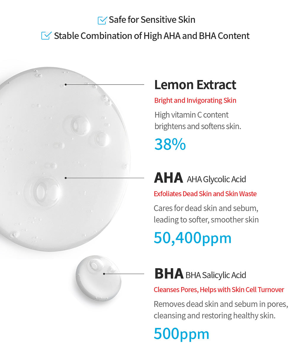 TOCOBO: AHA BHA LEMON TONER 150ML