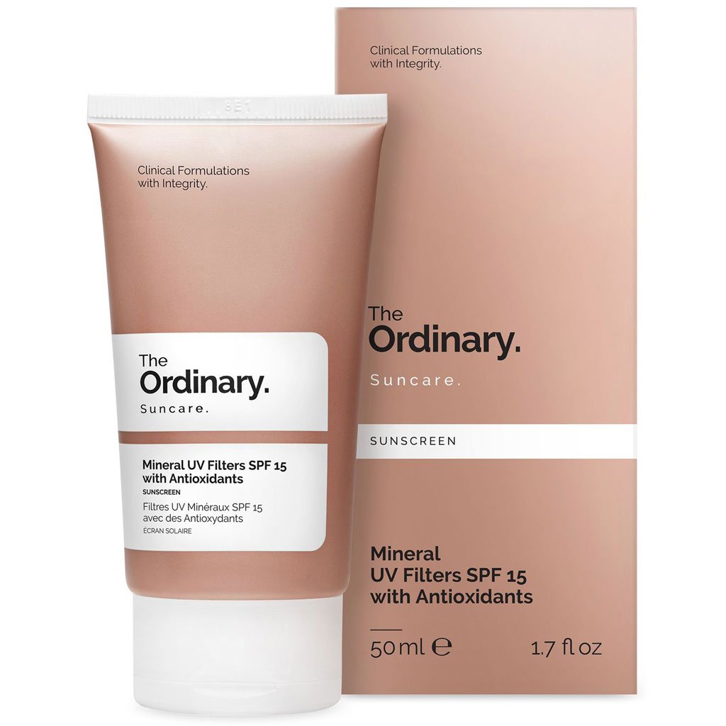 MINERAL UV FILTERS SPF 15 WITH ANTIOXIDANTS